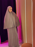 Abaya + voile Hijab à enfilé