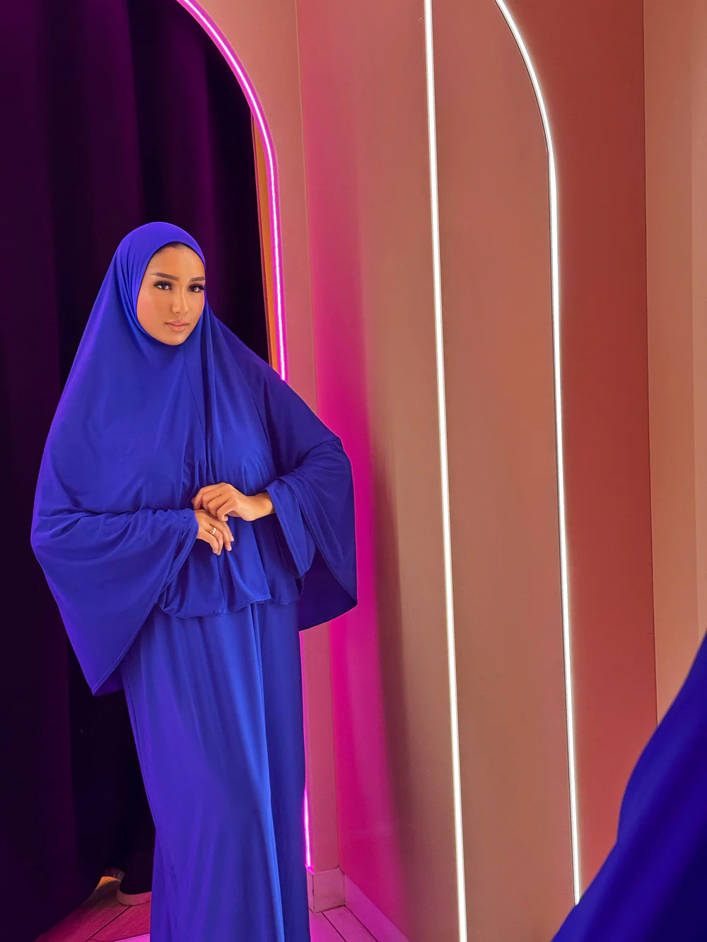 Abaya + voile Hijab à enfilé