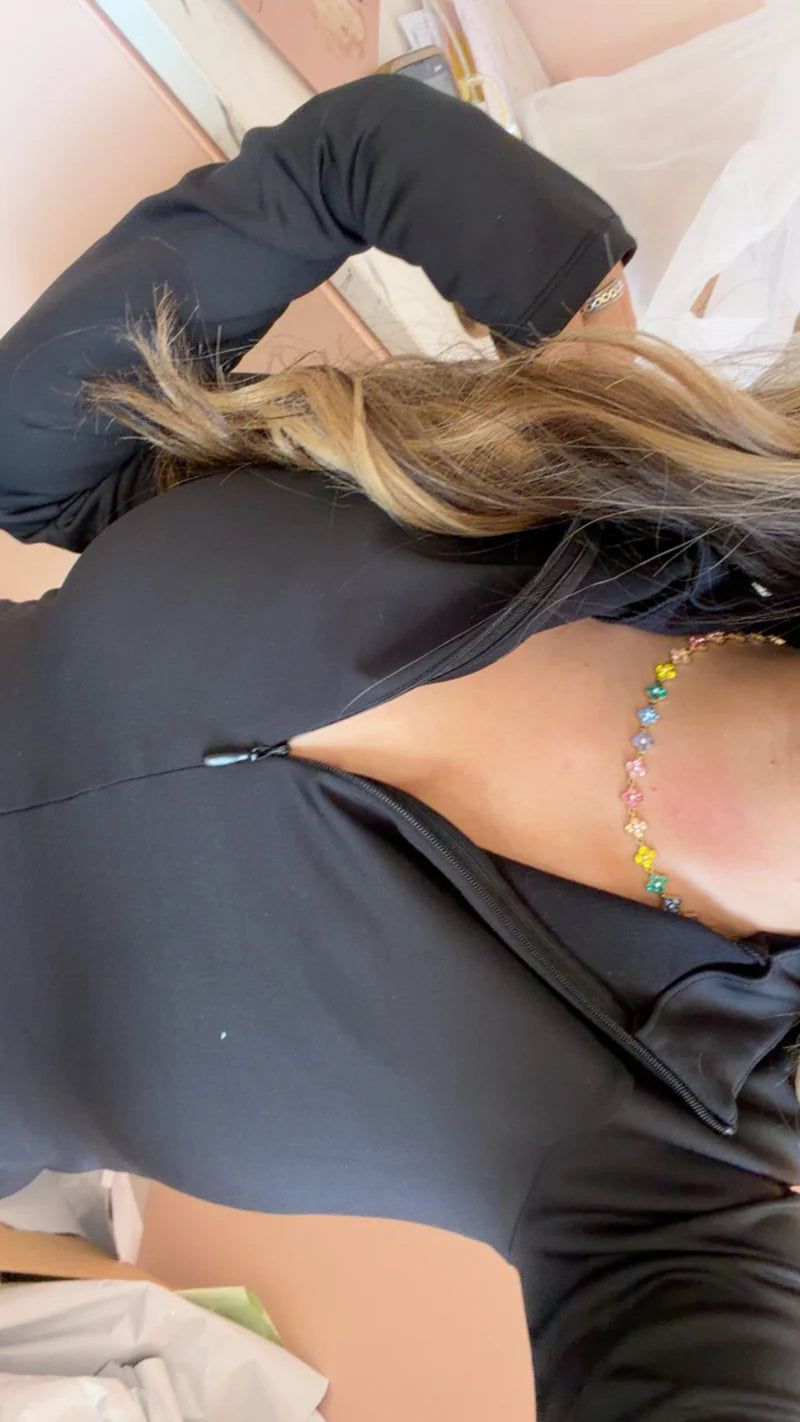 COLLIER TRÈFLE MULTICOLORE ACIER INOXYDABLE