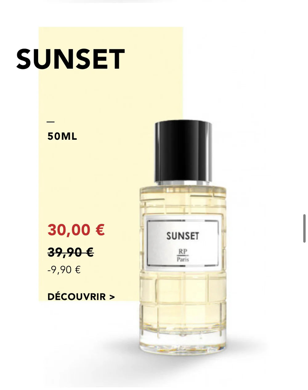 PARFUMS SUNSET 50ML