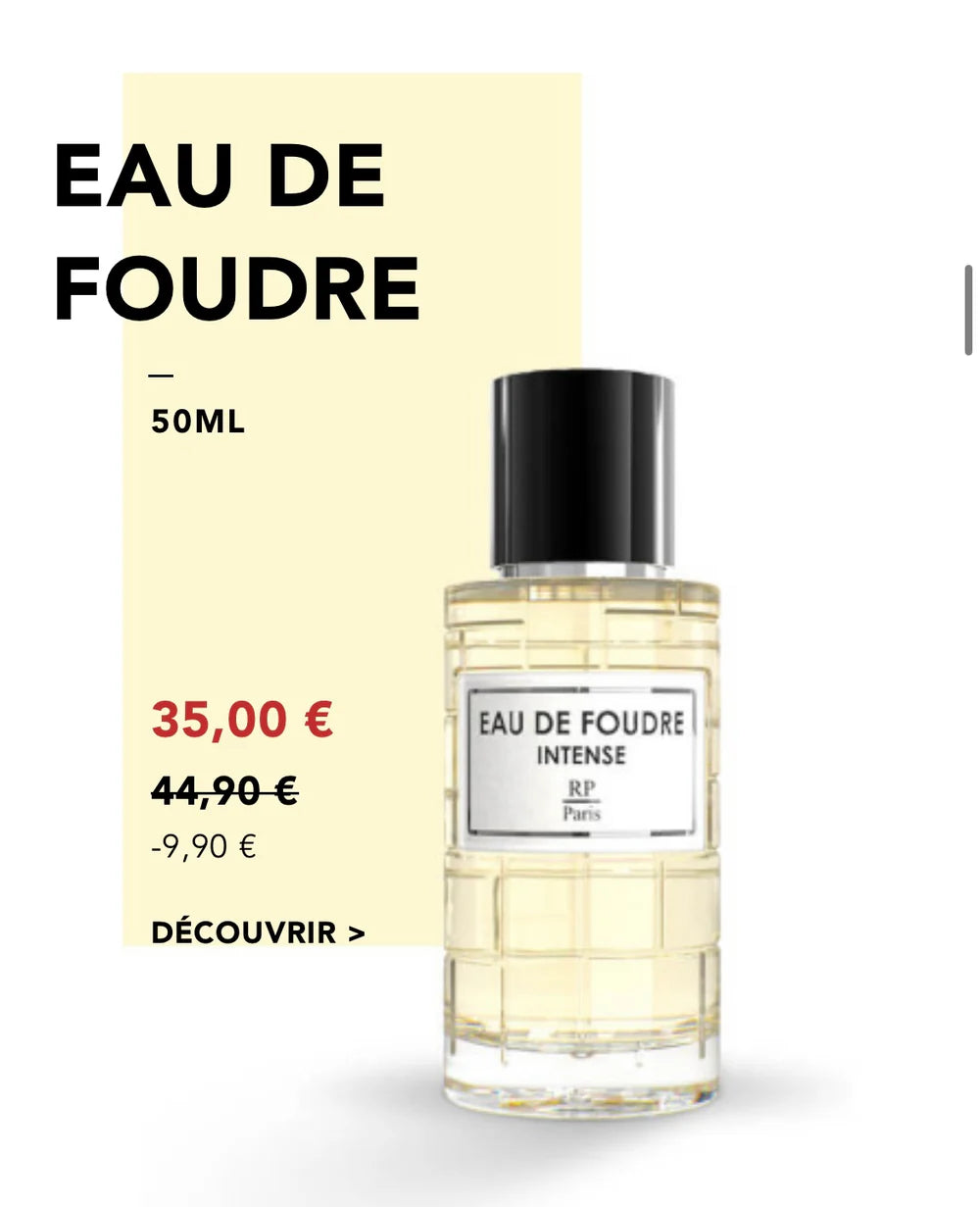 PARFUMS EAU DE FOUDRE 50ML